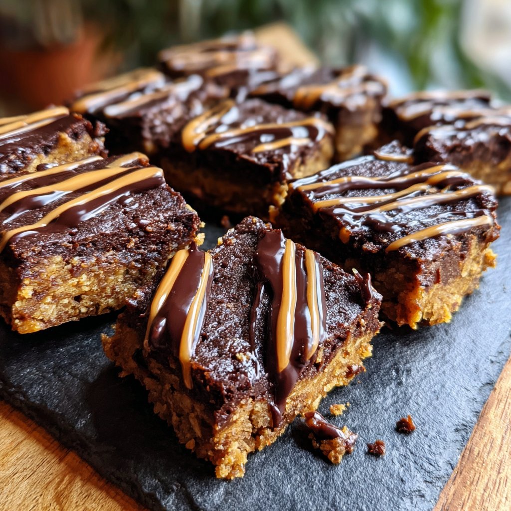 Chocolate Tahini Date Squares
