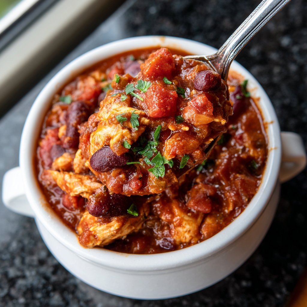 Budget-Friendly Slow Cooker Chicken Chili