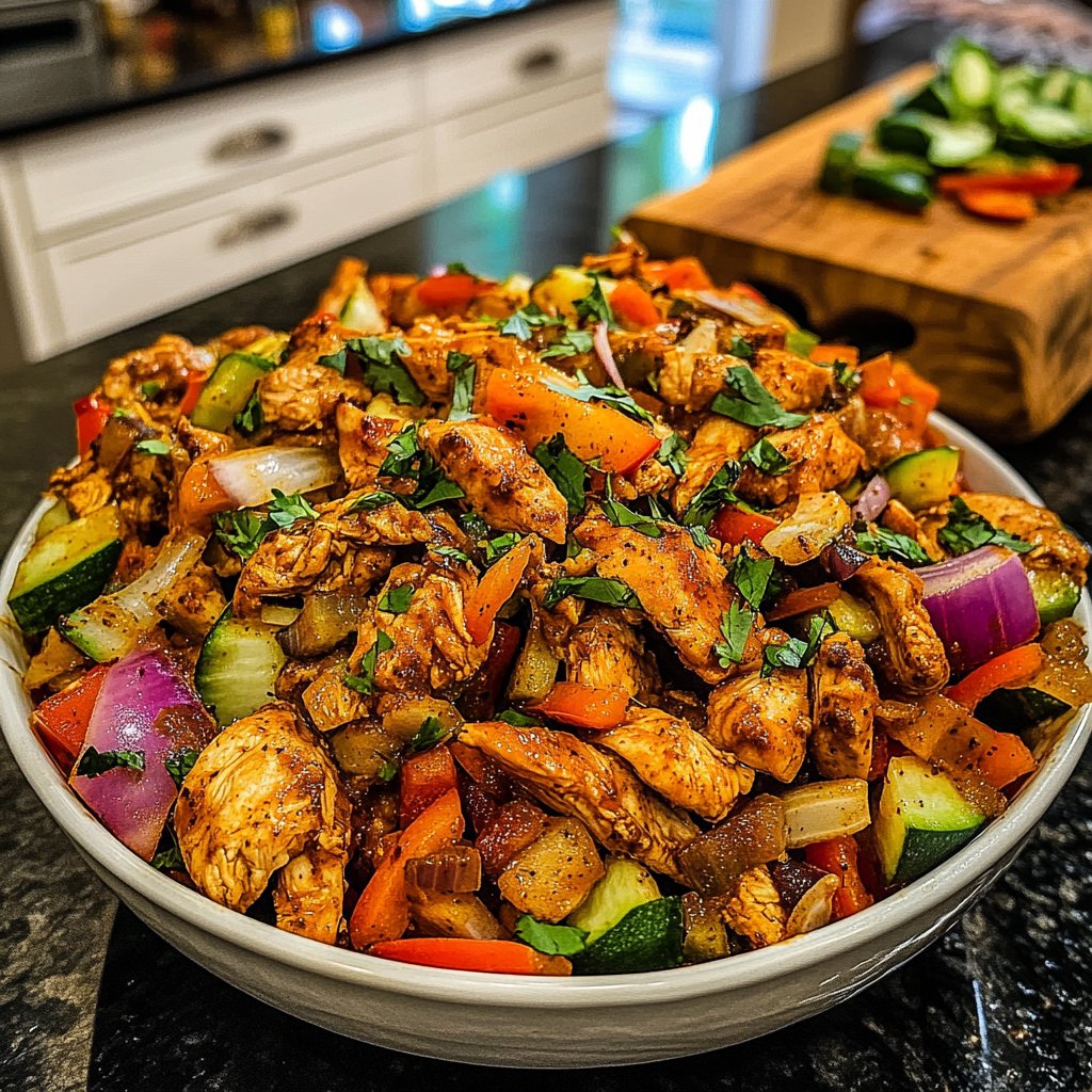 Spicy Crockpot Chicken Shawarma Bowls