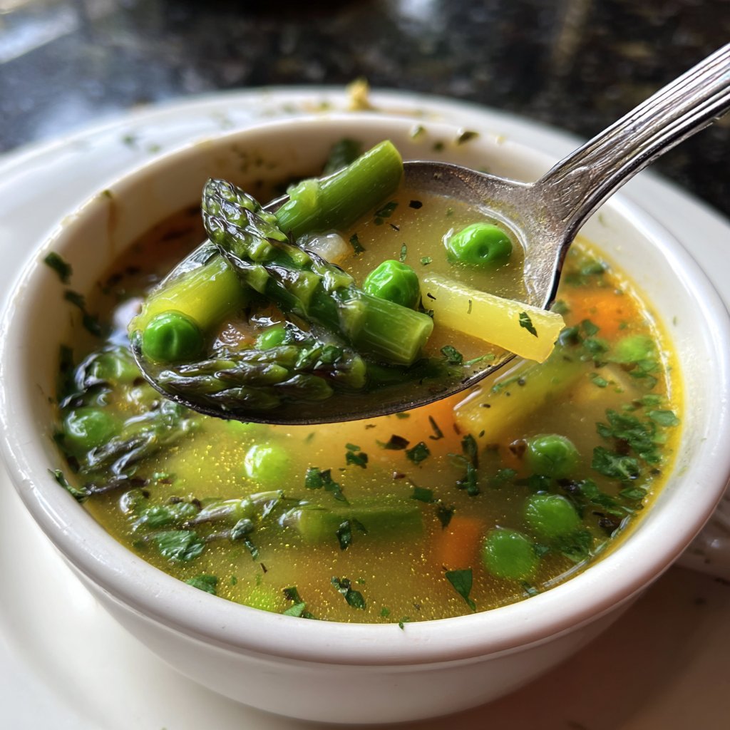 Light Spring Vegetable Soup