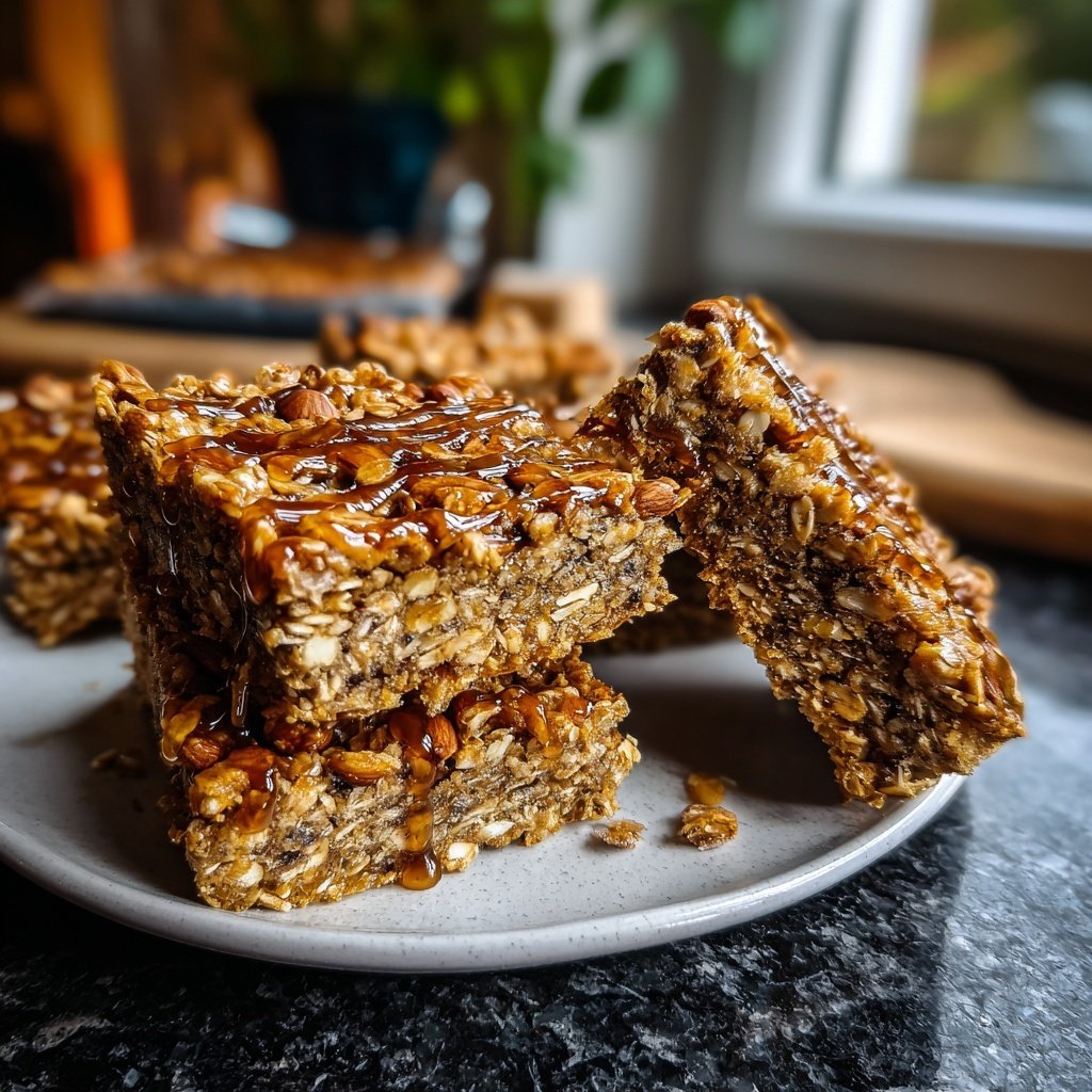 Vanilla Almond Oat Breakfast Squares