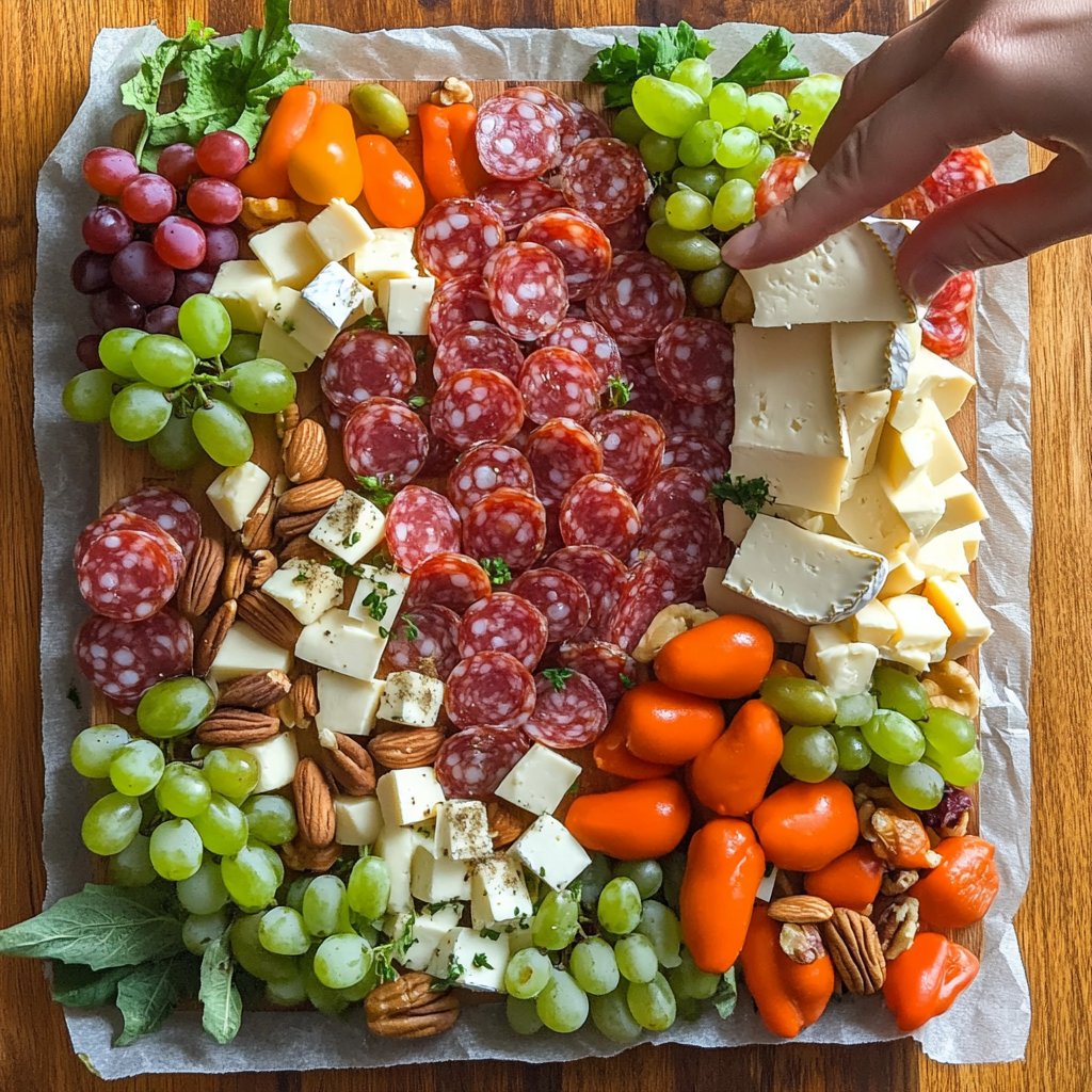 Easy Super Bowl Charcuterie Board