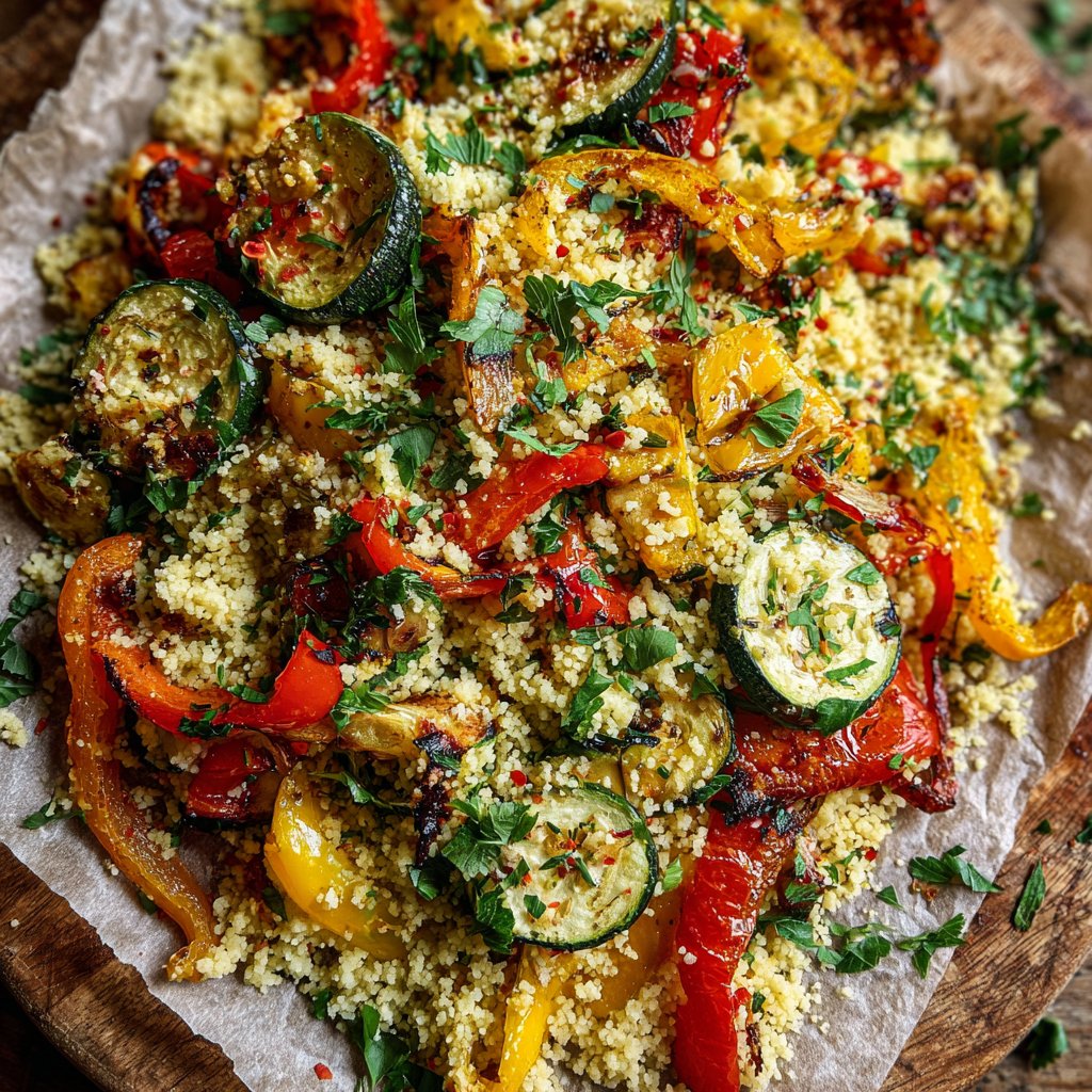 Herb Roasted Veggie Couscous