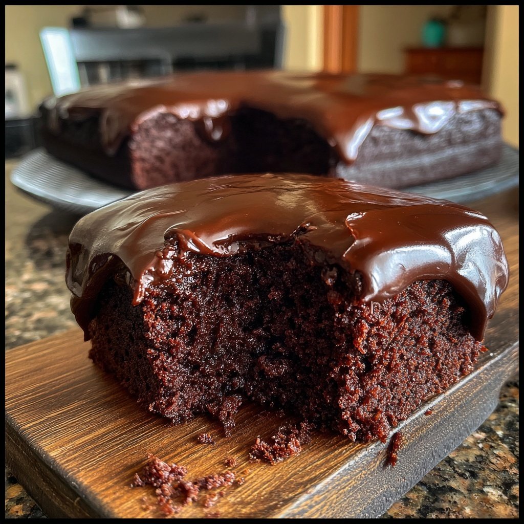 Chocolate Sheet Cake With Cocoa
