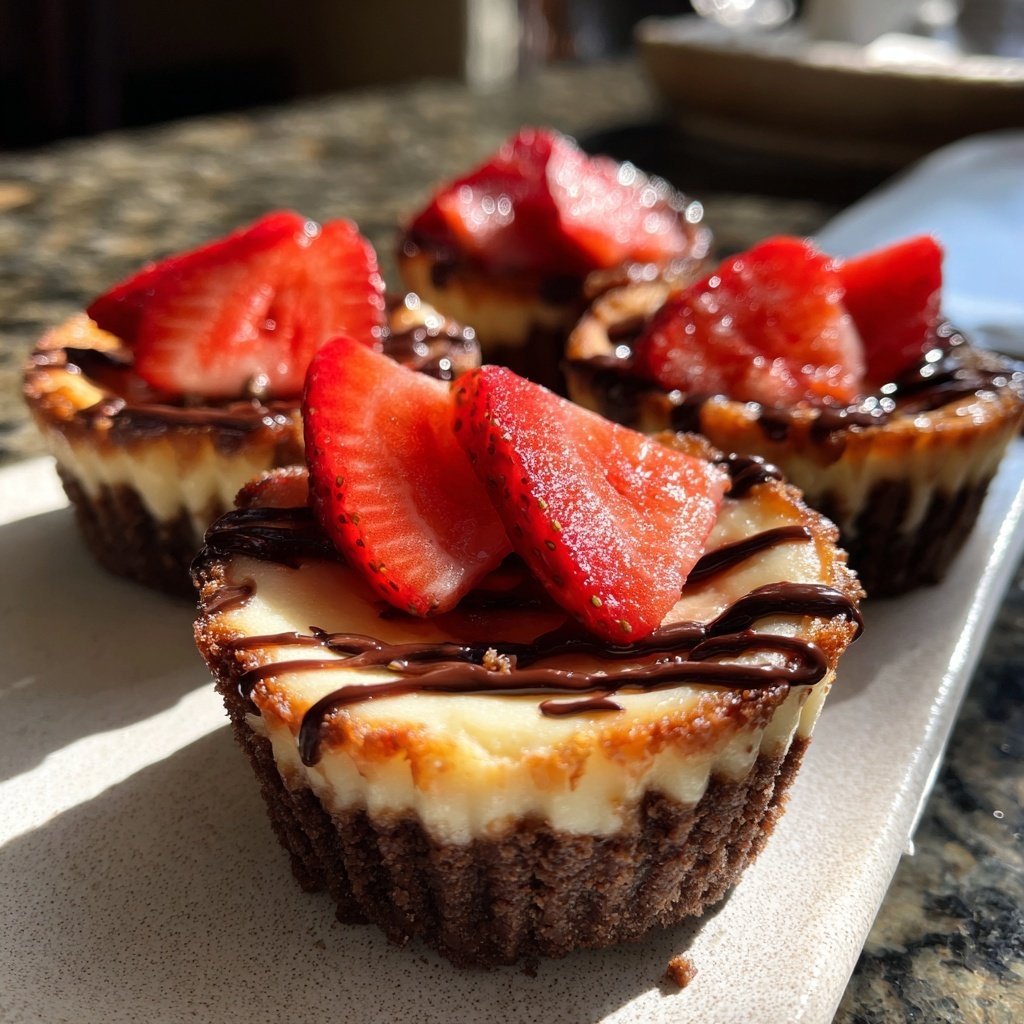 Valentines Treats Mini Cheesecakes