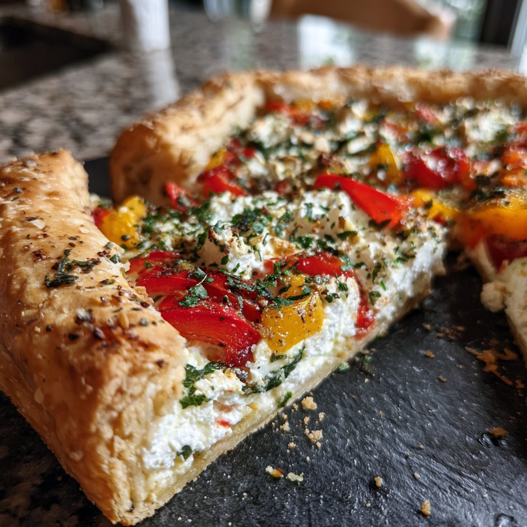 Vegetable Tart with Goat Cheese