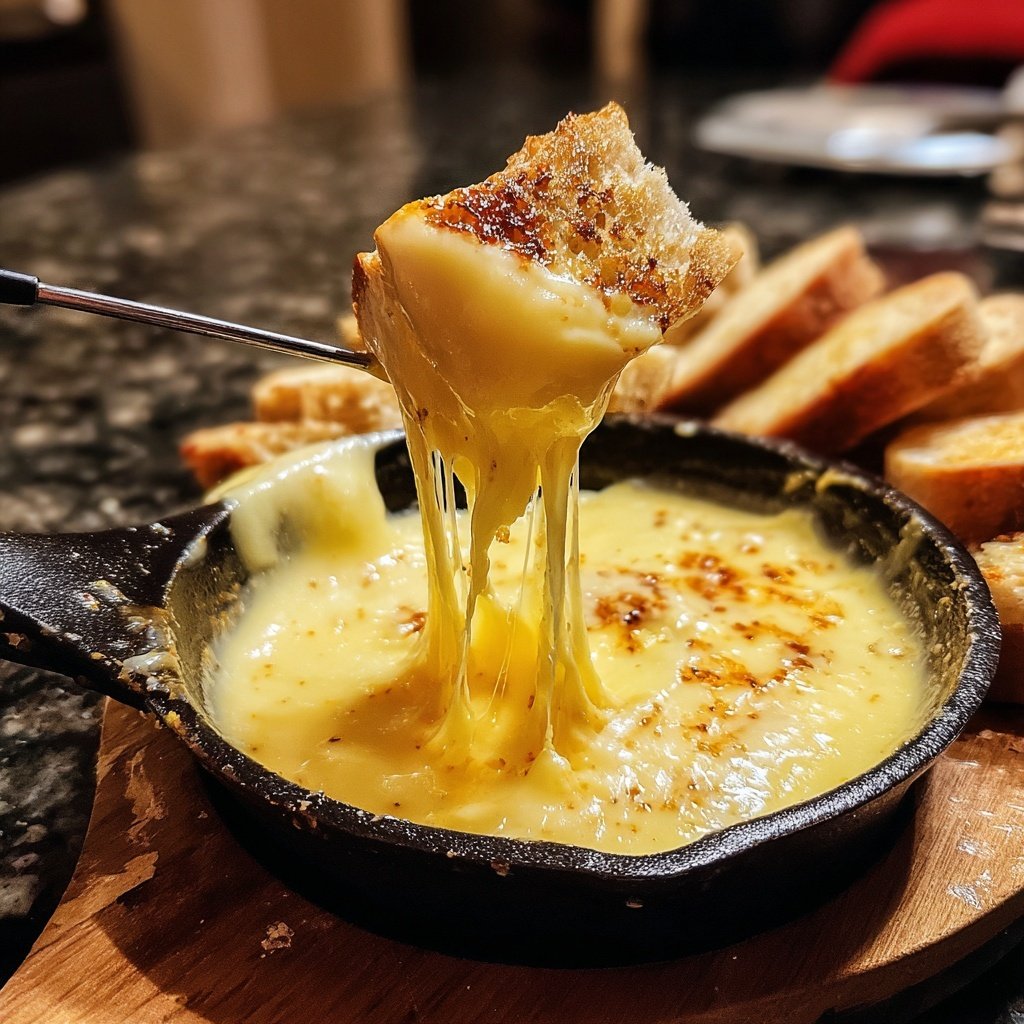 Fondue with Raclette Cheese