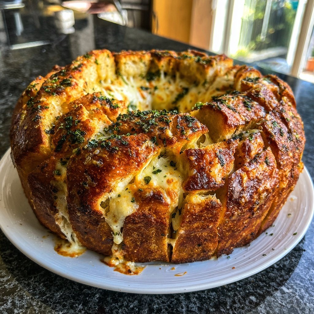 Super Bowl Food Pull Apart Bread