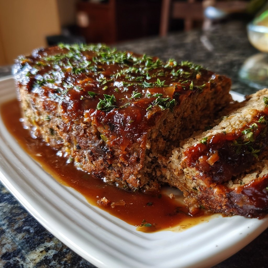 Easy Meatloaf with Gravy
