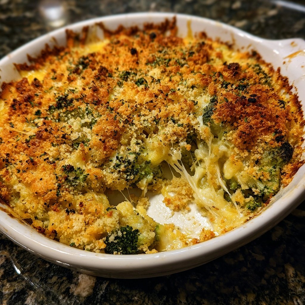 Sunday Cheesy Broccoli Bake