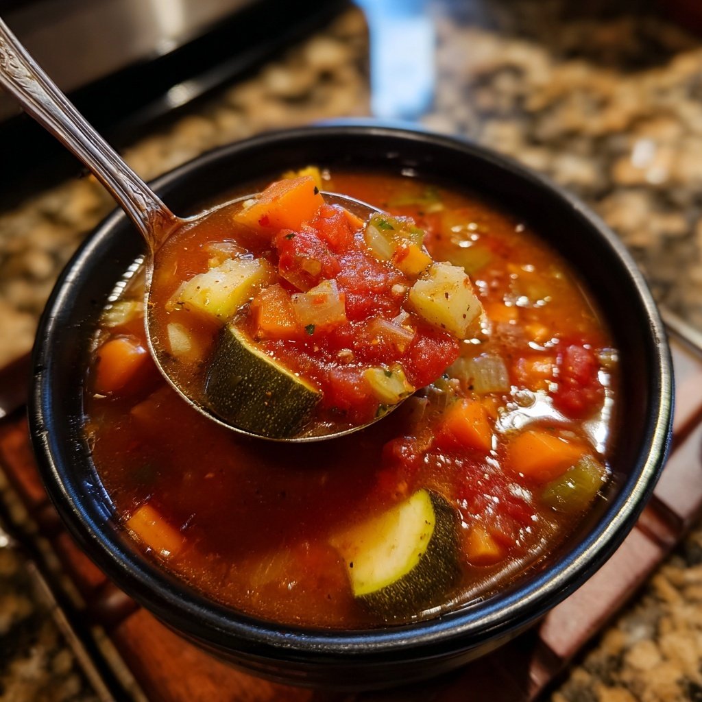 Healthy Crockpot Italian Vegetable Stew