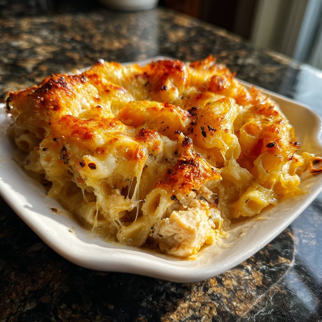 Valentine Pasta Bake with Cream Sauce