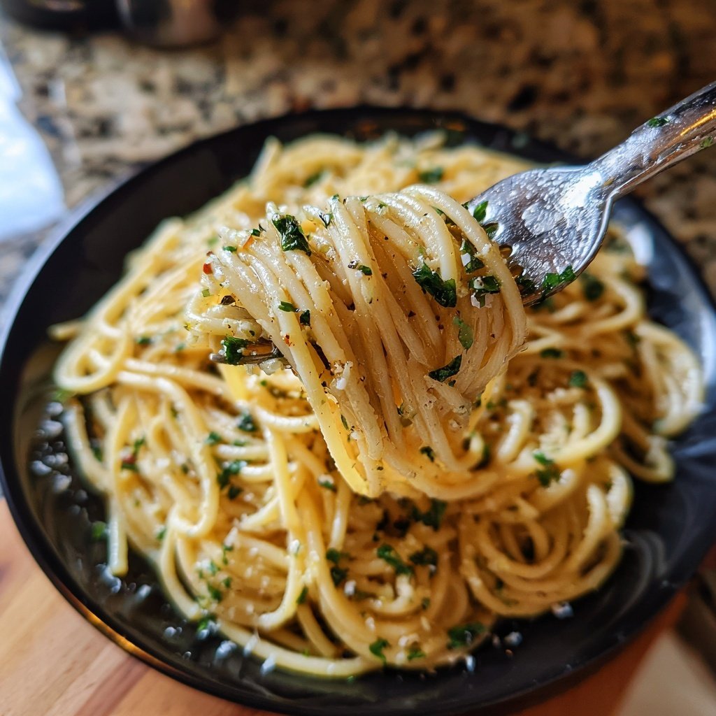 Quick & Easy 15-Minute Garlic Pasta